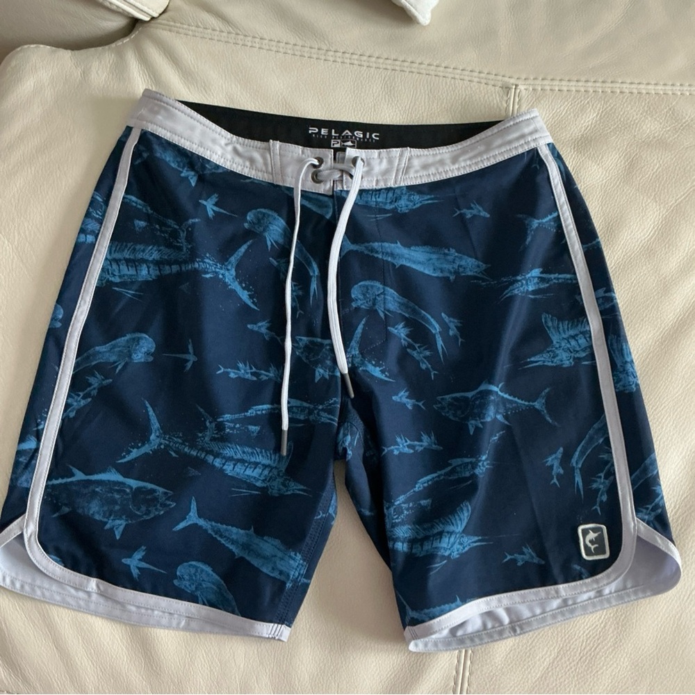 Pelagic Men's Blue Swim Shorts 30